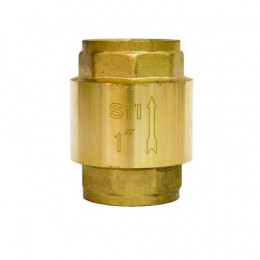 Клапан обратный пружинный STI 25 (латунное уплотнение)